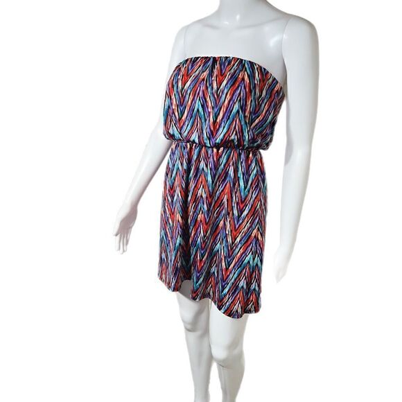 Chevron Strapless Sundress - Picture 5 of 10